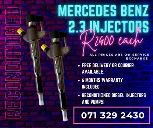 MERCEDES BENZ 2.3 INJECTORS FOR SALE WITH WARRANTY 