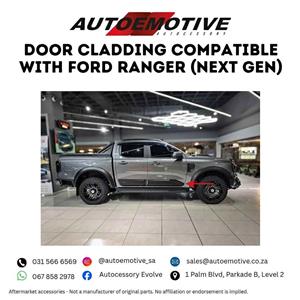 Door Cladding compatible with Ford Ranger (Next Gen)
