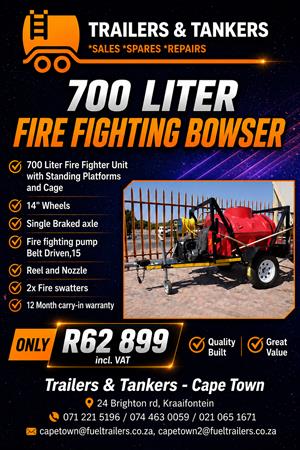 700 LITER FIRE FIGHTER BOWSER