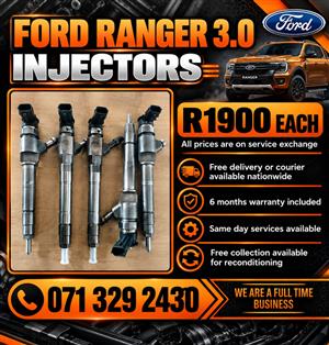FORD RANGER 3.0 INJECTORS FOR SALE WITH WARRANTY 