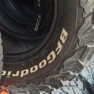 BFG Tyres Ko2 95%treads 