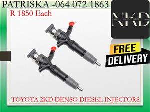 TOYOTA 2KD & 1KD DIESEL INJECTORS OR SALE OR TO RECON