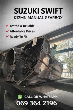 SUZUKI SWIFT K12MN MANUAL GEARBOX 