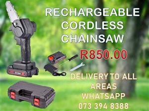 Cordless Rechargeable Chainsaw