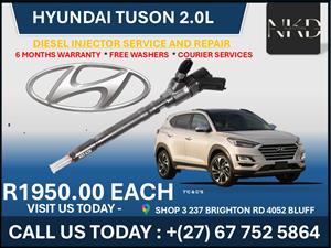 Hyundai Tucson 2.0L Diesel injectors 