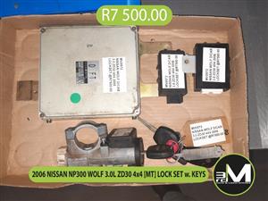 2006 NISSAN NP300 WOLF 4x4 [MT] LOCK SET KEYS