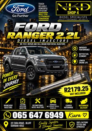 NKD_NATIONWIDE_FORD_RANGER_2.2L_DIESEL_INJECTORS_NKD
