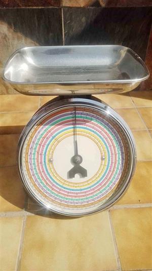 Antique money counting scale