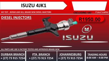 Isuzu 4JK1 Diesel Injectors 