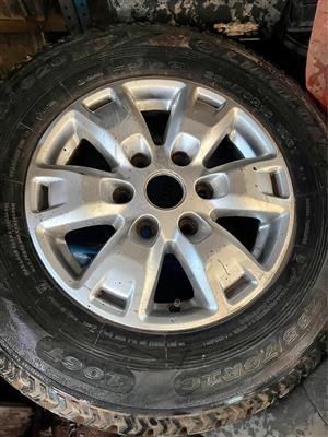 Ford ranger 16inch mag & tyre
