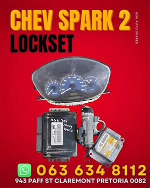 Chev spark 2 lockset 