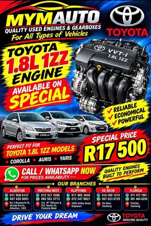 TOYOTA 1.8L 1ZZ