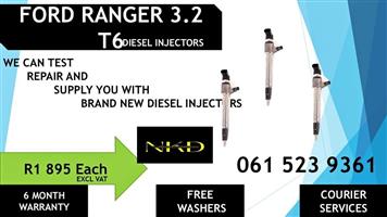 DIESEL INJECTORS FOR FORD RANGER 3.2 T6 WITH REPORTS FOR SALE