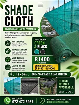 SHADE CLOTH – 80% COVERAGE