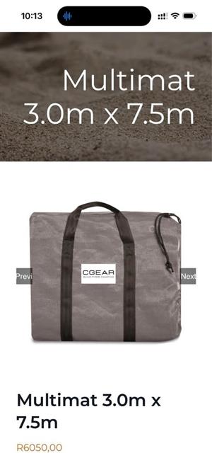 CGear Multimat Camping Groundsheet