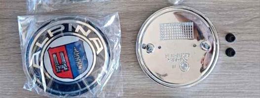 B-M-W Alpina 82mm and 74mm Bonnet / Boot badges.