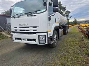 T895- 2019 ISUZU FVZ1400 TANKER TRUCK 