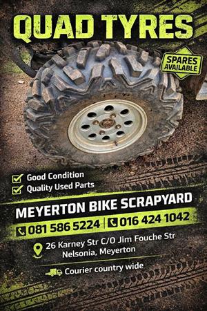 Quad tyres. 
