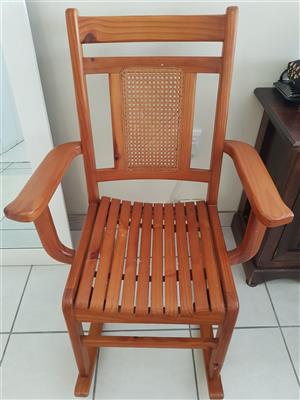 wooden rocking chair second hand