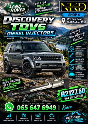 SERVICES_FOR_DISCOVERY_TDV6_DIESEL_INJECTORS_NKD_NATIONWIDE