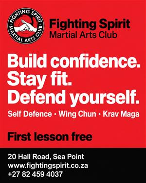 Self Defence Wing Chun & Krav Maga - Fighting Spirit Martial Arts Club Sea Point