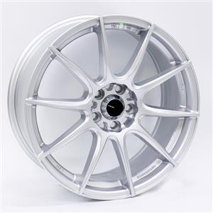 17″ EWT1 Campo 5/100 Silver Alloy Wheels