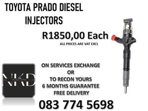 TOYOTA PRADO - NEW AND RECON DIESEL INJECTORS 