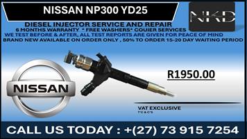 Nissan Np300 yd25 Diesel Injectors 
