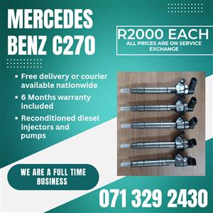 MERCEDES BENZ C270 INJECTORS FOR SALE WITH WARRANTY INCLUDED 