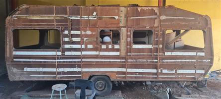 Restoration of caravan