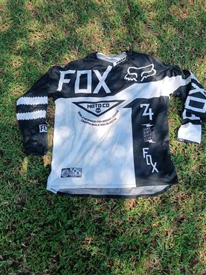 Motorcycle off-road pants and jersey 