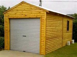 Log Garage for sale