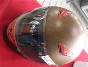 BROWN & BLACK BIKE HELMET S065249A