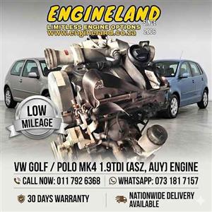 VW polo mk4 1.9tdi ASZ engine