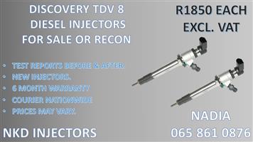 DIESEL INJECTORS FOR SALE FOR DISCOVERY TDV 6 - HIGH QUALITY