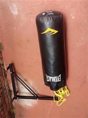 Punching bag and bracket for sale