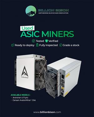Used ASIC Miners Grade A Stock Now Available