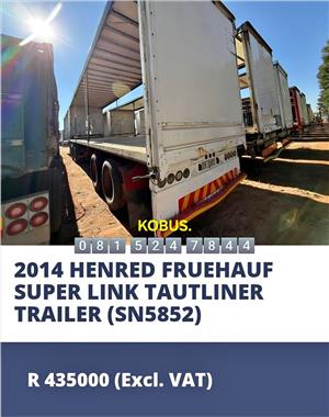 2014 HENRED FRUEHAUF SUPERLINK TAUTLINER 