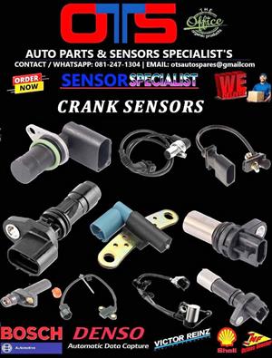 Crank Sensors Oxygen Sensors Fuel Rail Sensors Pressure Valves & Regulators Cylinder heads Cranks +