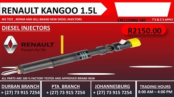 Renault Kangoo 1.5L Diesel Injectors 