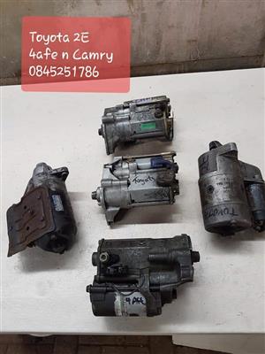 Toyota starter & alternator n injectors