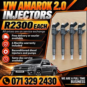 VW AMAROK 2.0 INJECTORS FOR SALE WITH WARRANTY 