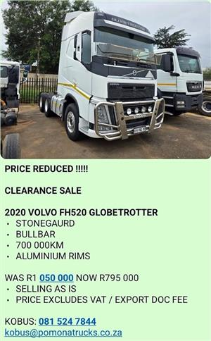 2020 VOLVO FH520 GLOBETROTTER