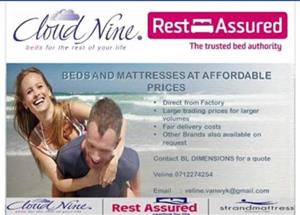 Mattresses and bed sets