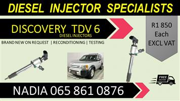 READY FOR USE DISCOVERY TDV 6 DIESEL INJECTORS FOR SALE