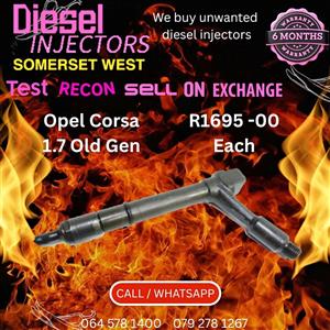 Opel Corsa Old Gen diesel injectors