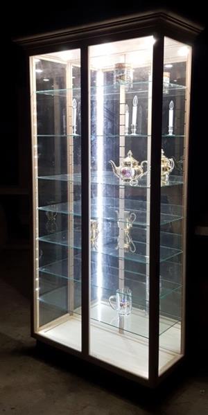 Glass All-round Display Cabinets custom made ,Dust Proof!