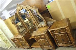 BROWN BEDROOM SUITE(S066673B)