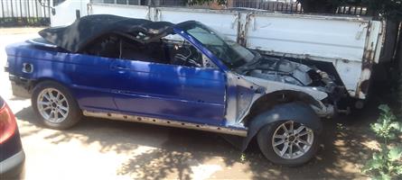 BMW E46 Convertible Stripping For Spare Parts 