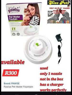 Pawise electric pet water fountain